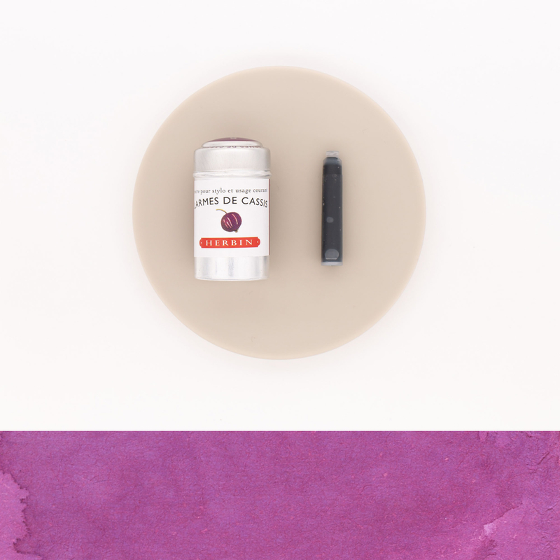 Herbin Larmes de Cassis 6 Ink Cartridges