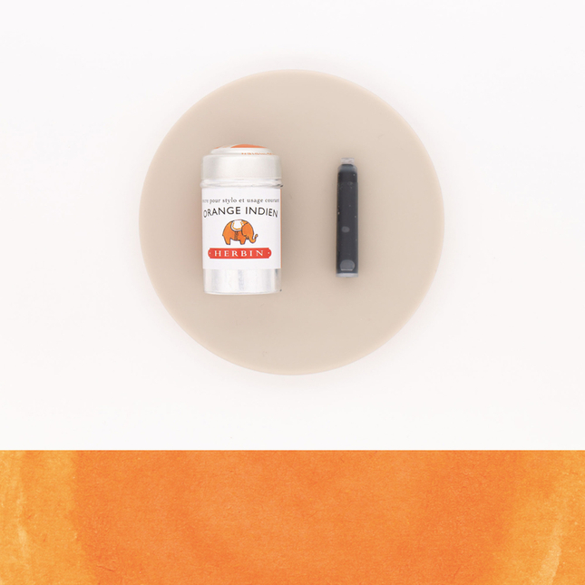 Herbin Orange Indien 6 Cartucce