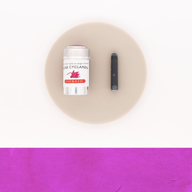 Herbin Rose Cyclamen 6 Cartucce