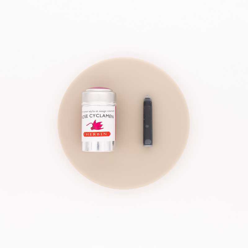 Herbin Rose Cyclamen 6 Ink Cartridges