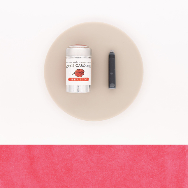 Herbin Rouge Caroubier 6 Cartucce