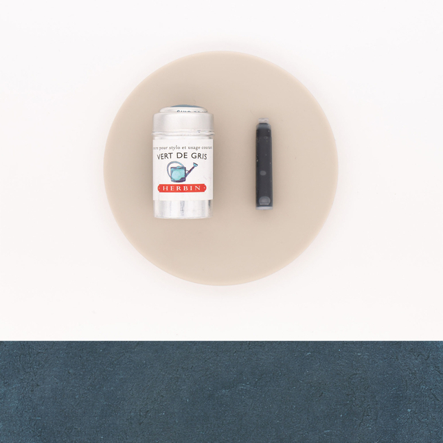 Herbin Vert de Gris 6 Ink Cartridges