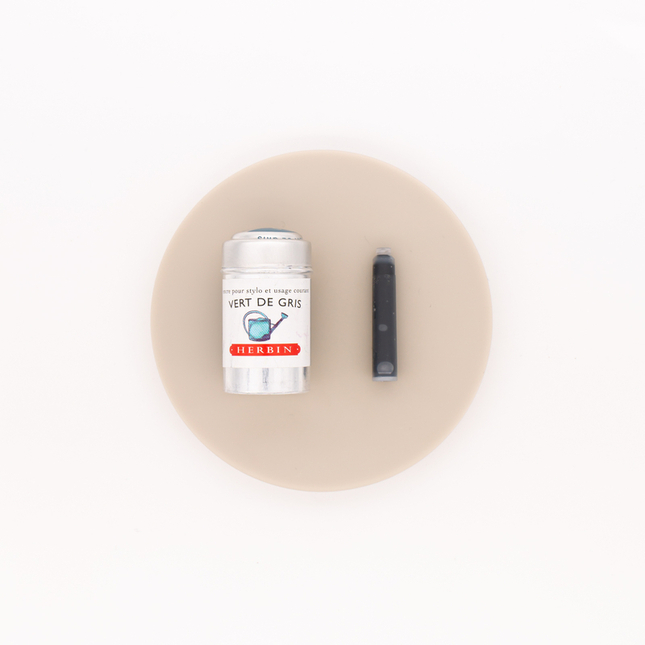 Herbin Vert de Gris 6 Ink Cartridges