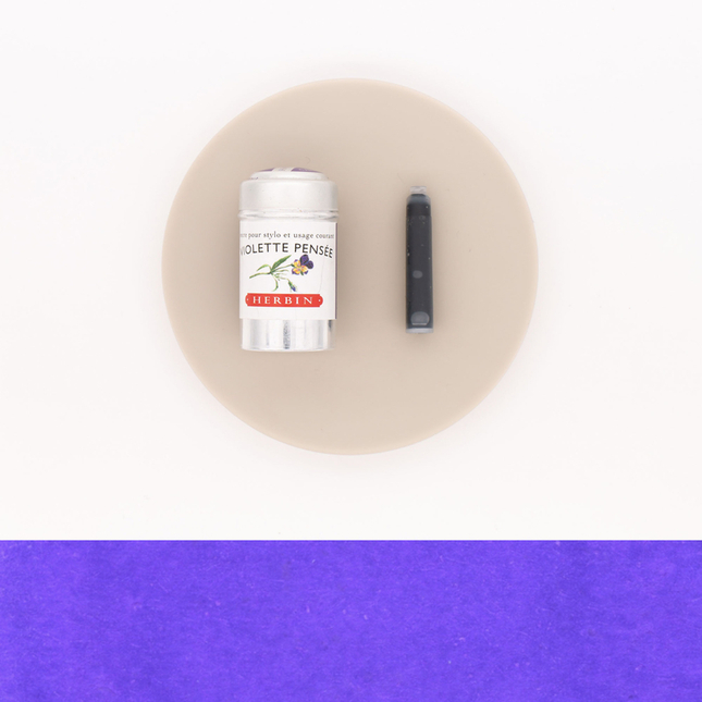Herbin Violette Pensee 6 Cartucce