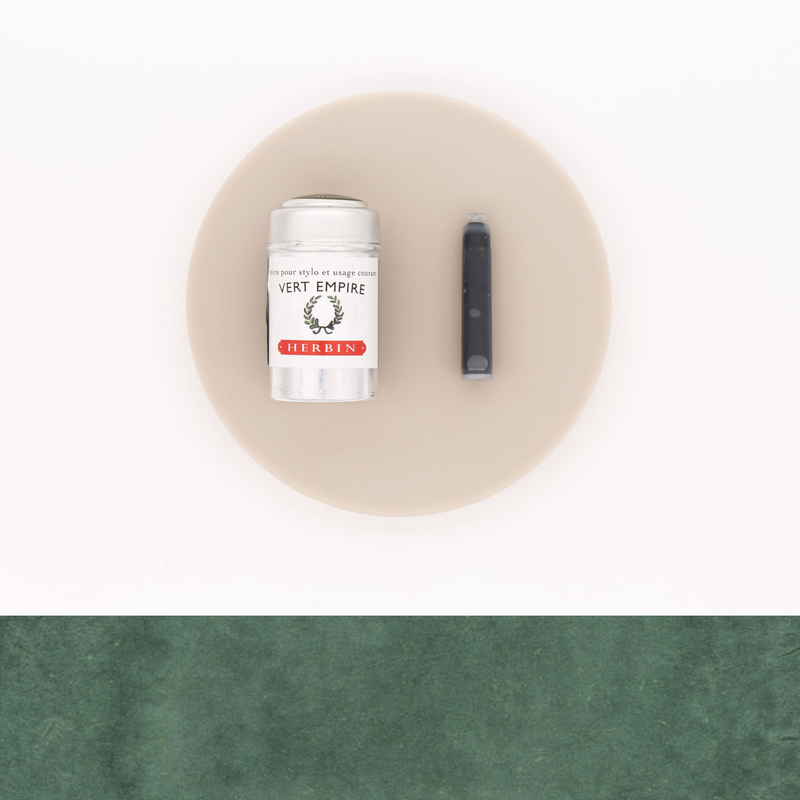 Herbin Vert Empire 6 Ink Cartridges