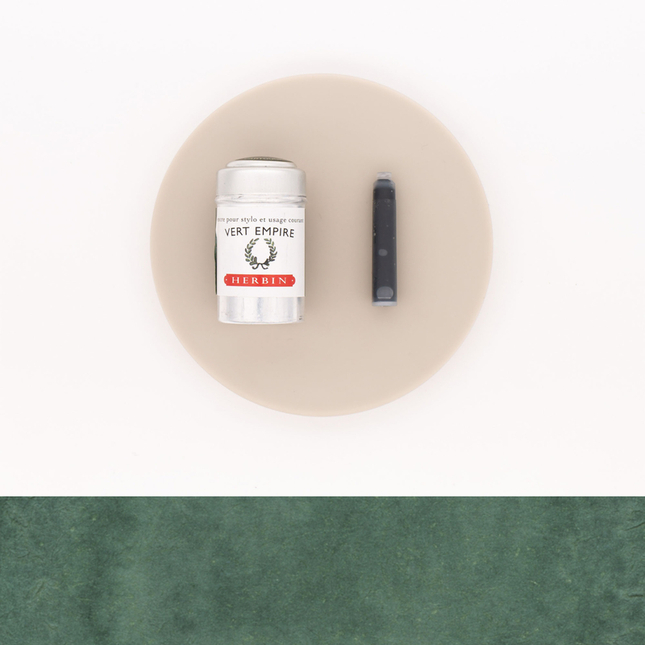Herbin Vert Empire 6 Ink Cartridges