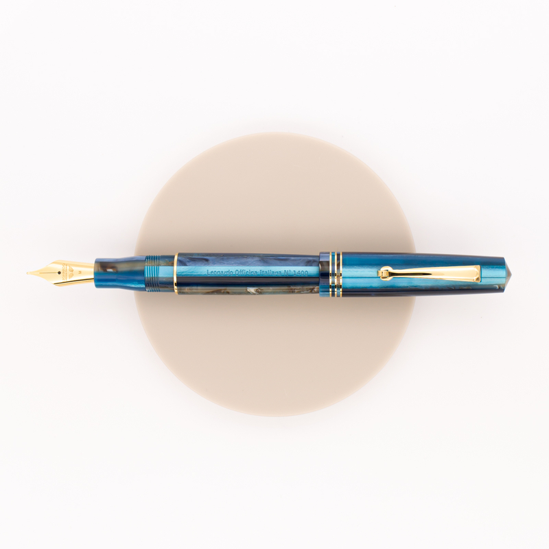 Leonardo Officina Italiana Momento Zero Fountain Pen Hawaii & Gold