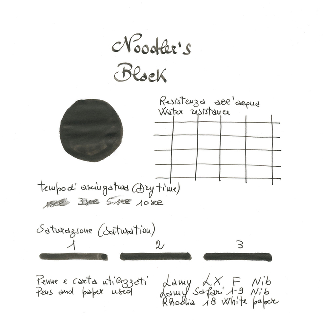 Noodler's Black Inchiostro 4,5 oz