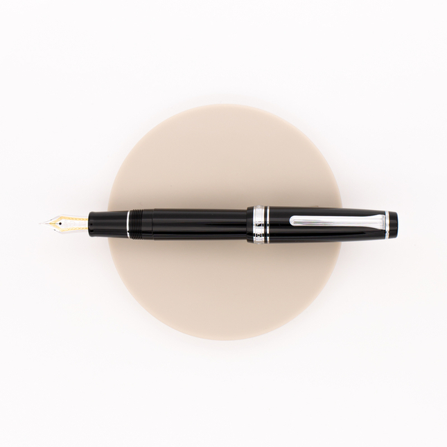 Sailor Professional Gear Fountain Pen Black & Rhodium