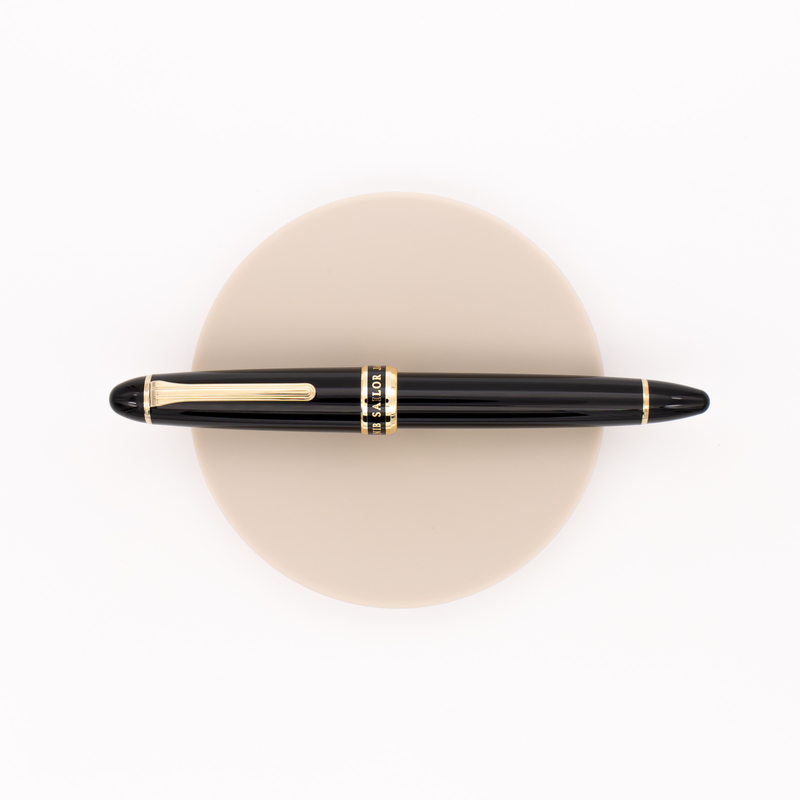 Sailor 1911 Special Nib Naginata Fude De Mannen Fountain Pen Black