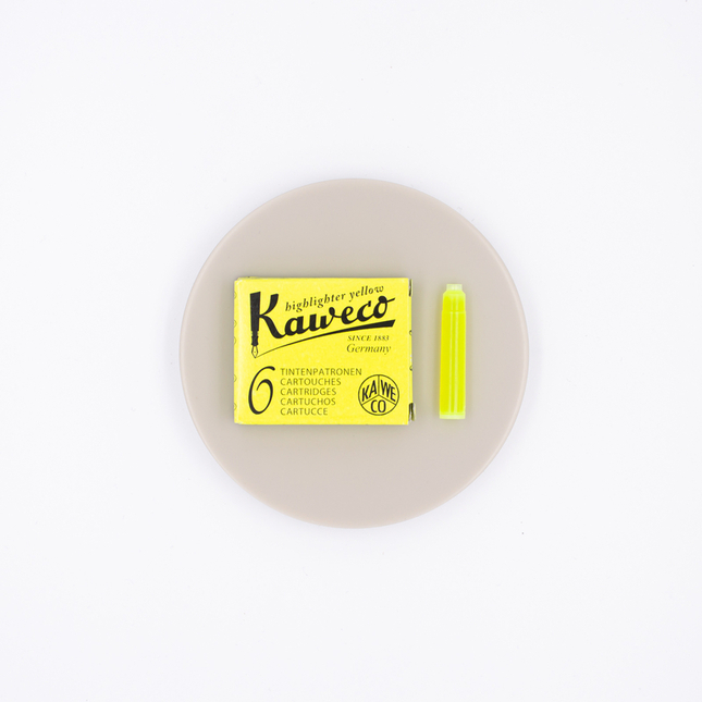 Kaweco Highlighter Yellow 6 Cartucce Evidenziatore