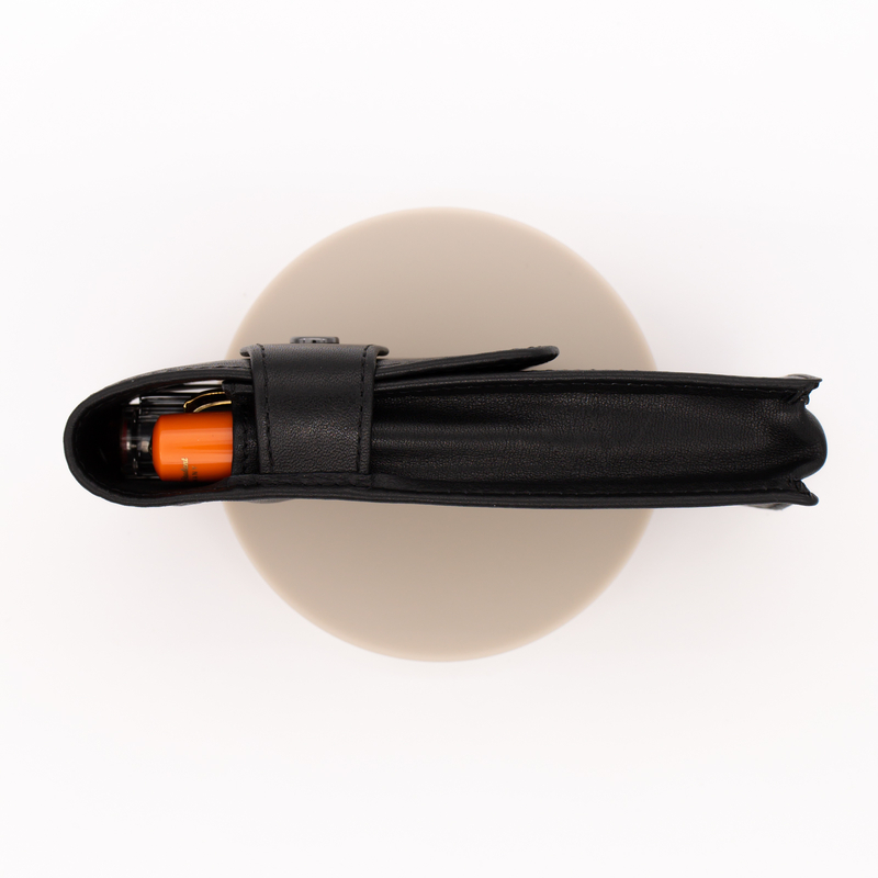 Kaweco Portapenne in Pelle 3 Posti Nero