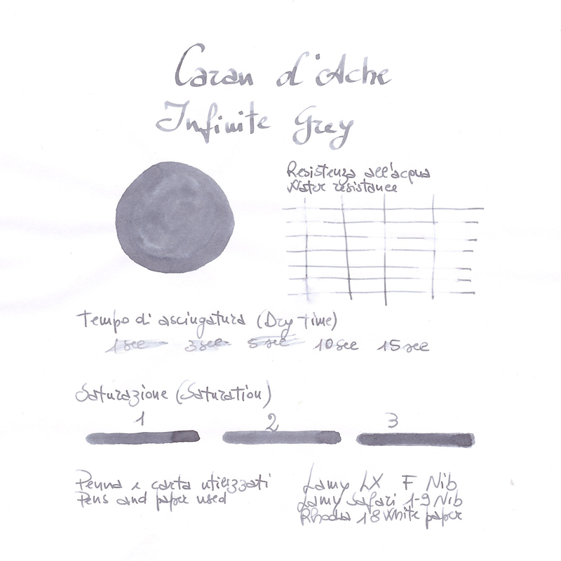 Caran d'Ache Infinite Grey Inchiostro 50 ml
