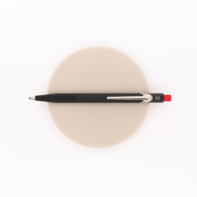 Caran d'Ache Fixpencil Portamine 2 mm con pulsante Rosso