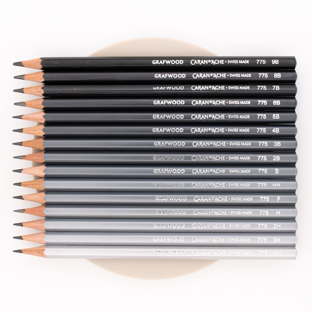 Caran d'Ache Box of 15 Pencils Graphite Line with all Hardness Degrees