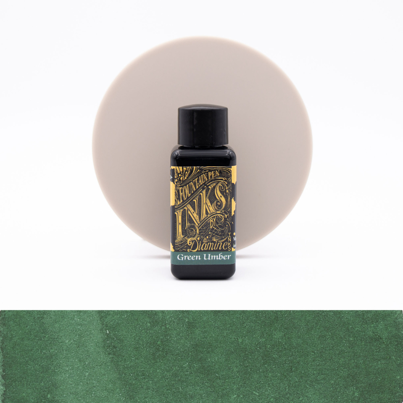 Diamine Green Umber Ink Bottle 30 ml