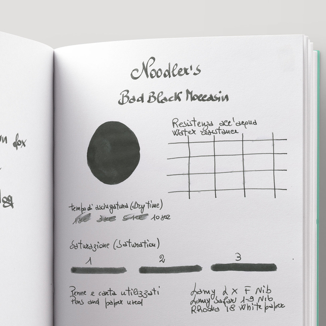 Noodler's Bad Black Moccasin Inchiostro 3 oz