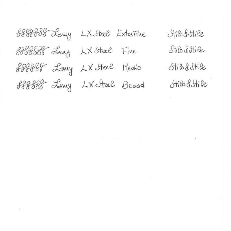 Lamy Lx Fountain Pen Palladium