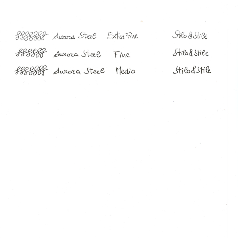 Aurora Ipsilon Satin Penna Stilografica Blu