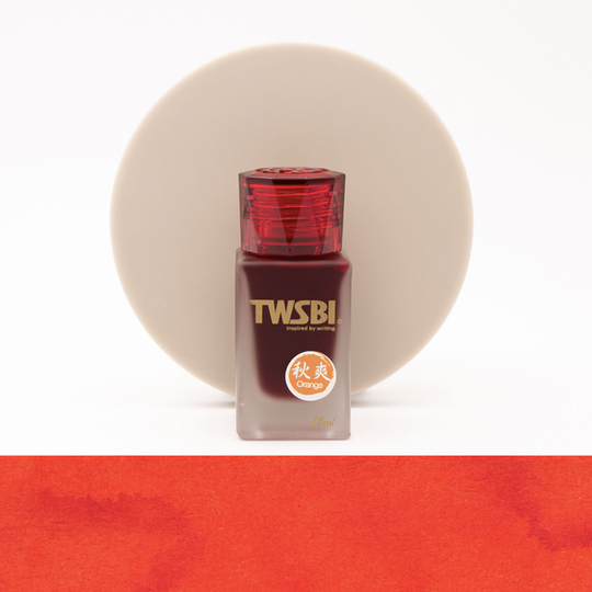 Twsbi 1791 Orange Ink Bottle 18 ml Limited Edition