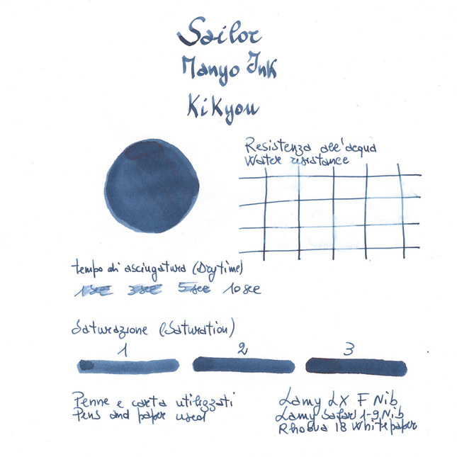 Sailor Manyo Kikyou Ink Bottle 50 ml