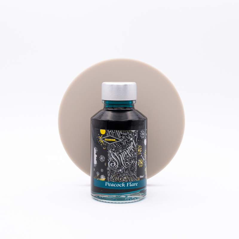 Diamine Shimmering Peacock Flare Inchiostro 50 ml