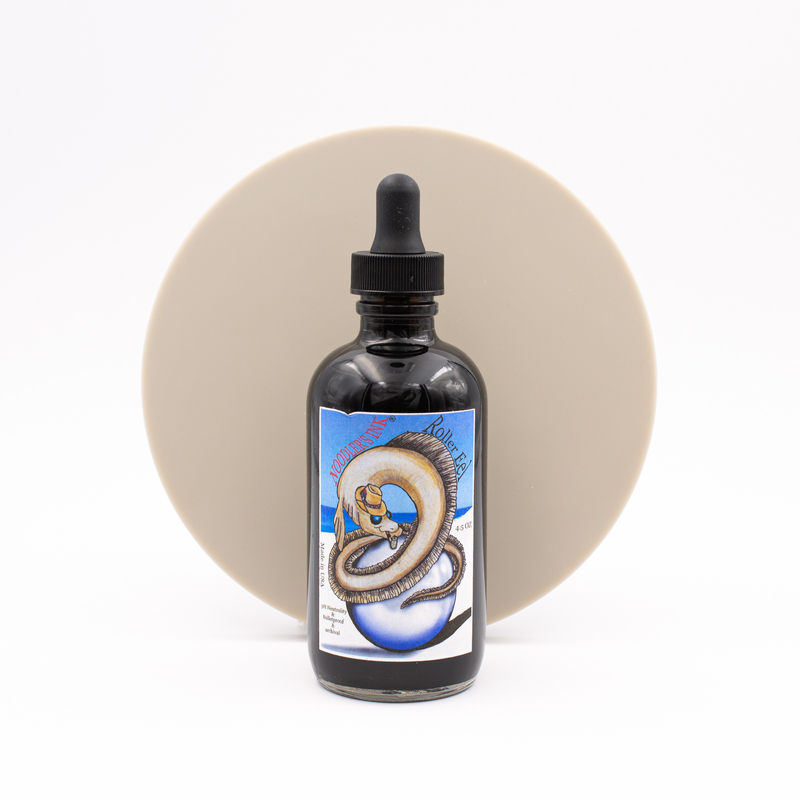 Noodler's Roller Eel Black Ink Bottle 4.5 oz with Free Rollerball Pen
