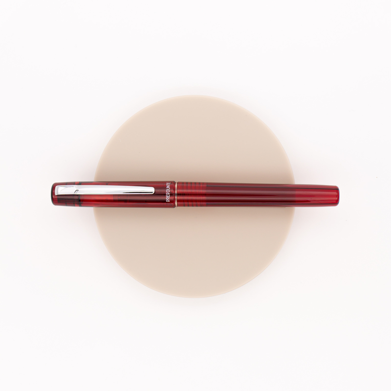 Platinum Prefounte Fountain Pen Crimson Red