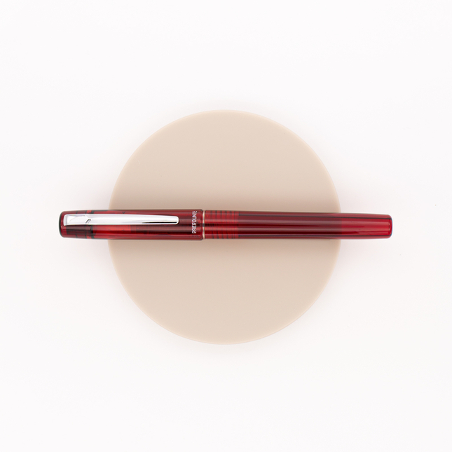 Platinum Prefounte Fountain Pen Crimson Red