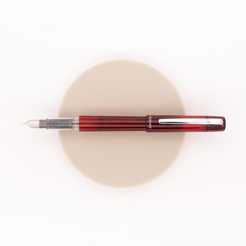 Platinum Prefounte Fountain Pen Crimson Red