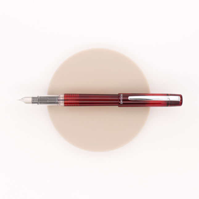 Platinum Prefounte Fountain Pen Crimson Red