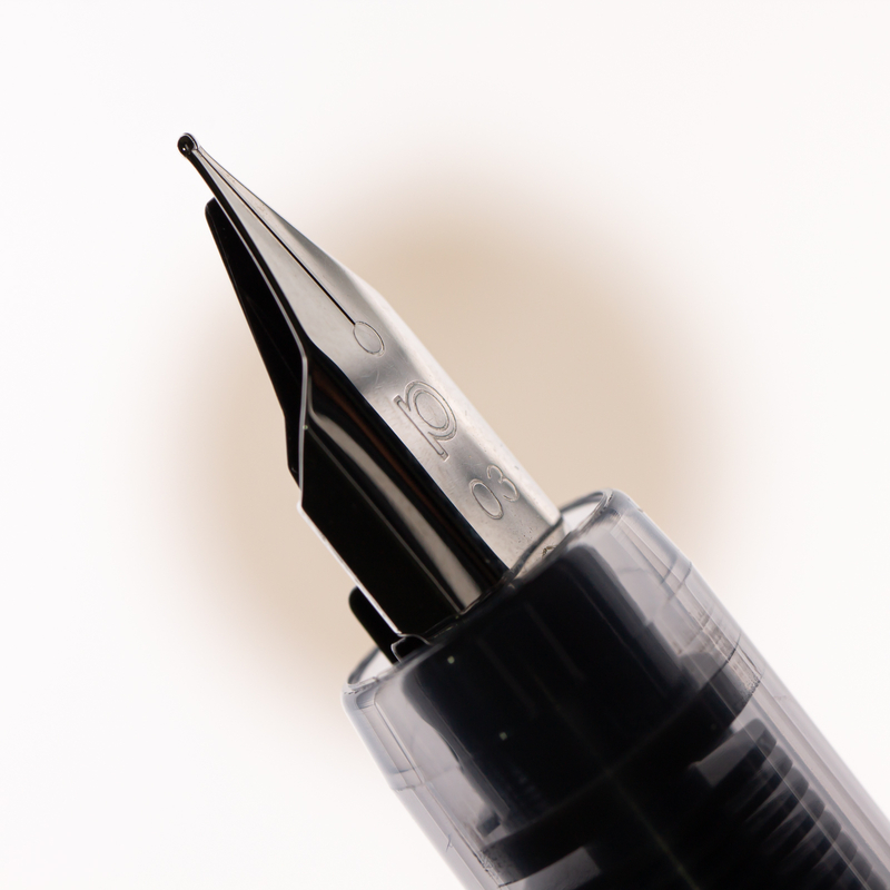 Platinum Prefounte Fountain Pen Graphite Blue