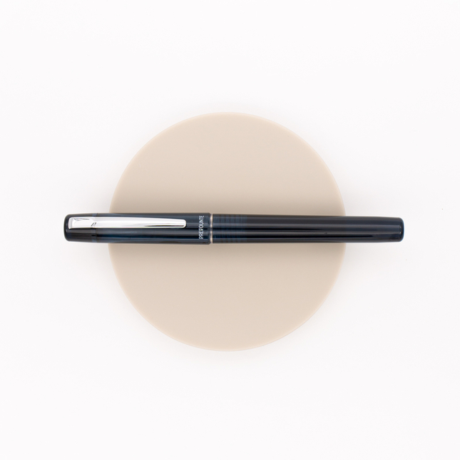 Platinum Prefounte Fountain Pen Graphite Blue