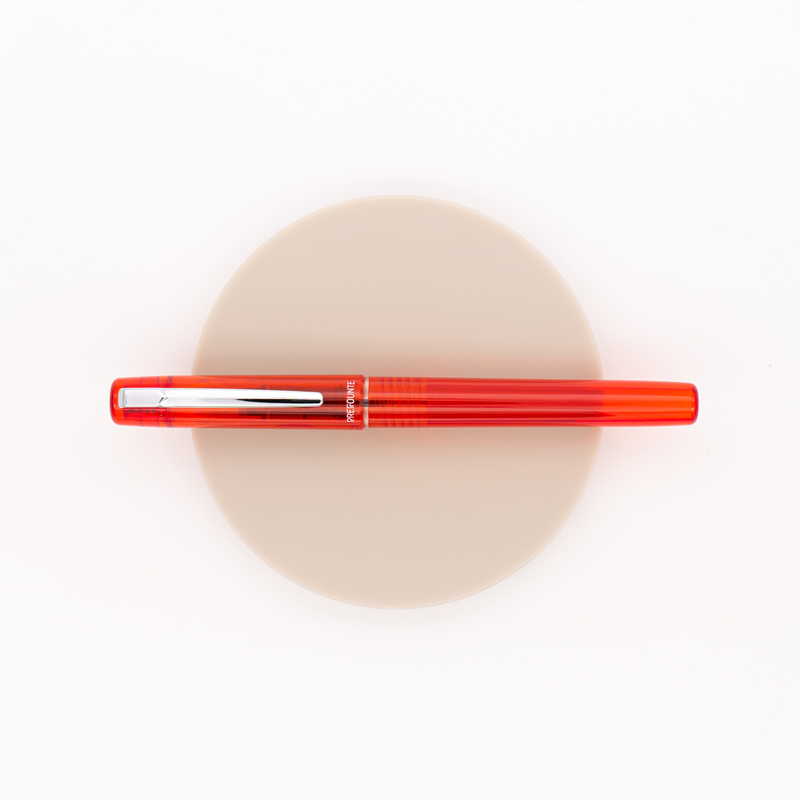 Platinum Prefounte Fountain Pen Vermilion Orange