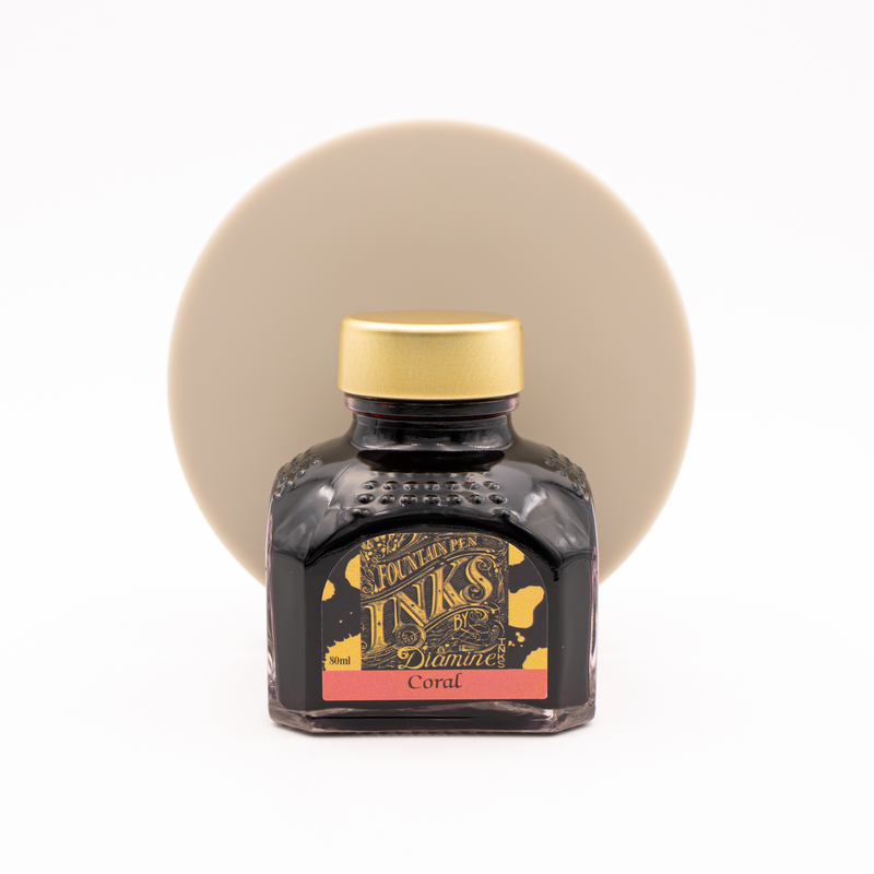 Diamine Coral Ink Bottle 80 ml