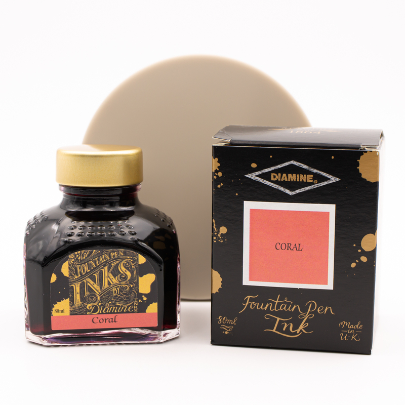 Diamine Coral Ink Bottle 80 ml