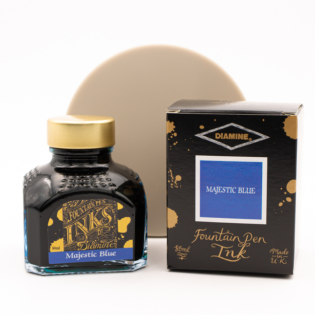 Diamine Majestic Blue Ink Bottle 80 ml