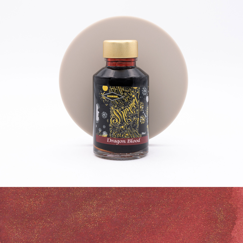 Diamine Shimmering Dragon Blood Inchiostro 50 ml