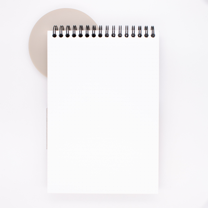Rhodia Spiral Notepad A5+ Dot Black