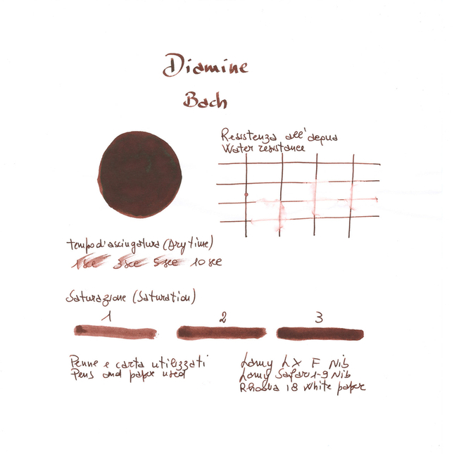 Diamine Music Bach Inchiostro 30 ml