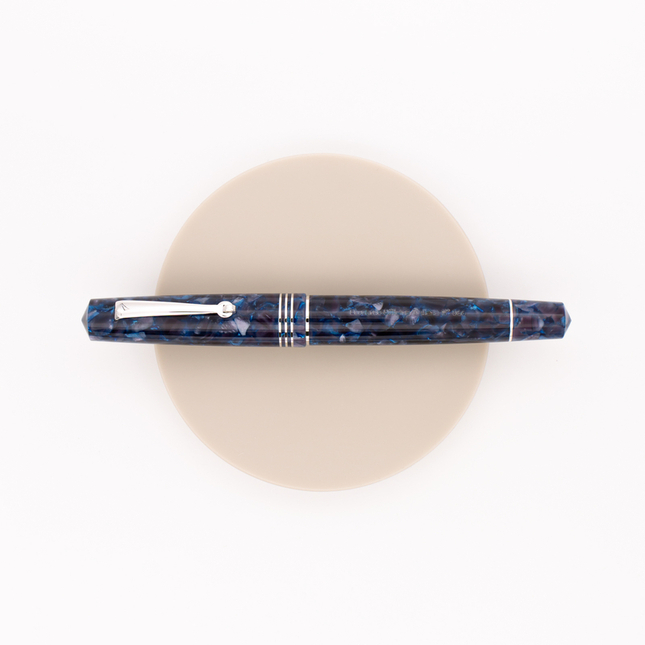 Leonardo Officina Italiana Momento Zero Fountain Pen Sorrento Blue & Rhodium