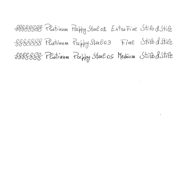 Platinum Preppy 02 Penna Stilografica Nera