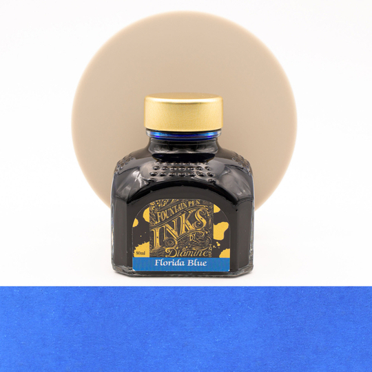 Diamine Florida Blue Ink Bottle 80 ml