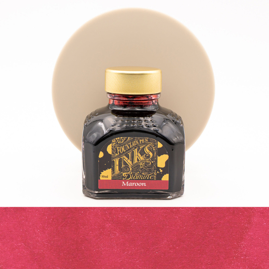Diamine Maroon Ink Bottle 80 ml
