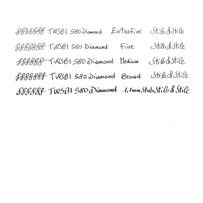 Twsbi Diamond 580AL Fountain Pen Silver