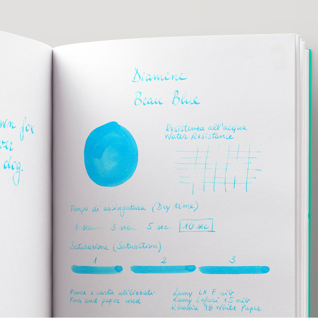 Diamine Beau Blue Ink Bottle 30 ml