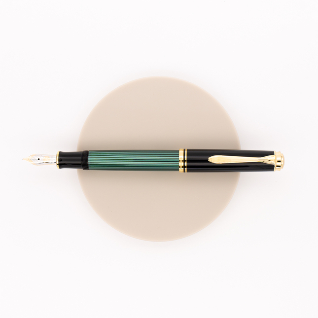 Pelikan Souveran M600 Penna Stilografica Verde & Nera