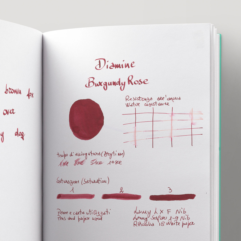 Diamine Flower Burgundy Rose Ink Bottle 30 ml