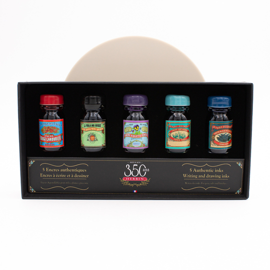 Herbin 350° Anniversario Set di 5 Inchiostri in Edizione Limitata