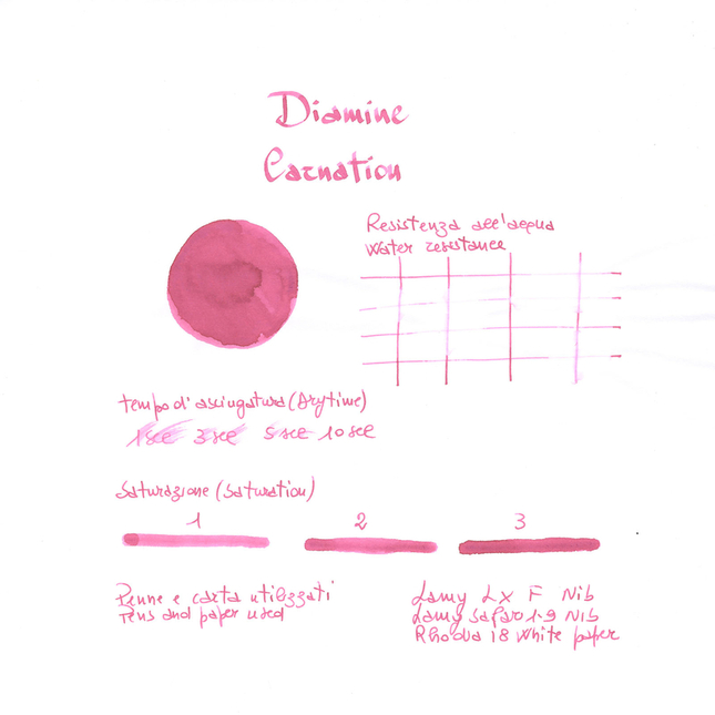 Diamine Flower Carnation Inchiostro 30 ml
